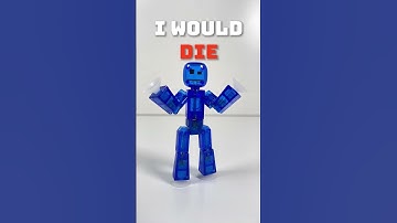 Thumbnail of I'm BLUE if I was Green I would... | #stopmotion #stikbot #shorts