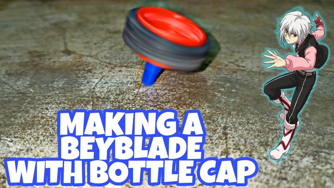 How to make a Beyblade with bottle cap bottle cap Beyblade making