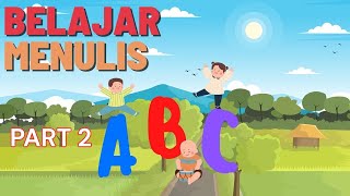 Ayo, belajar menulis huruf abjad