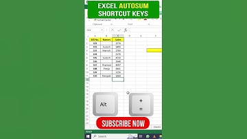 #autosum #shortcut  in #excel | #shortsfeed2023 #youtubeshorts #shorts