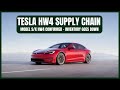 TESLA HW4 Supply Chain - Model S/X HW4 - Invetory goes down!