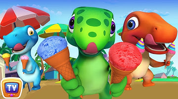 The Ice Cream Colors Song with Jumblikans Dinosaurs + more ChuChu TV Nursery Rhymes for Kids