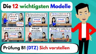 Learn German | The 12 most important models - B1 exam introduce yourself (Telc - DTZ - ÖSD)