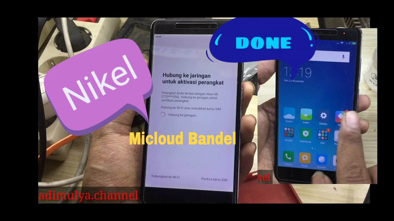 Bypass Micloud Bandel Redmi Note 4 Mtk Nikel I Metode Flash 100 Done Jadi Nota Youtube