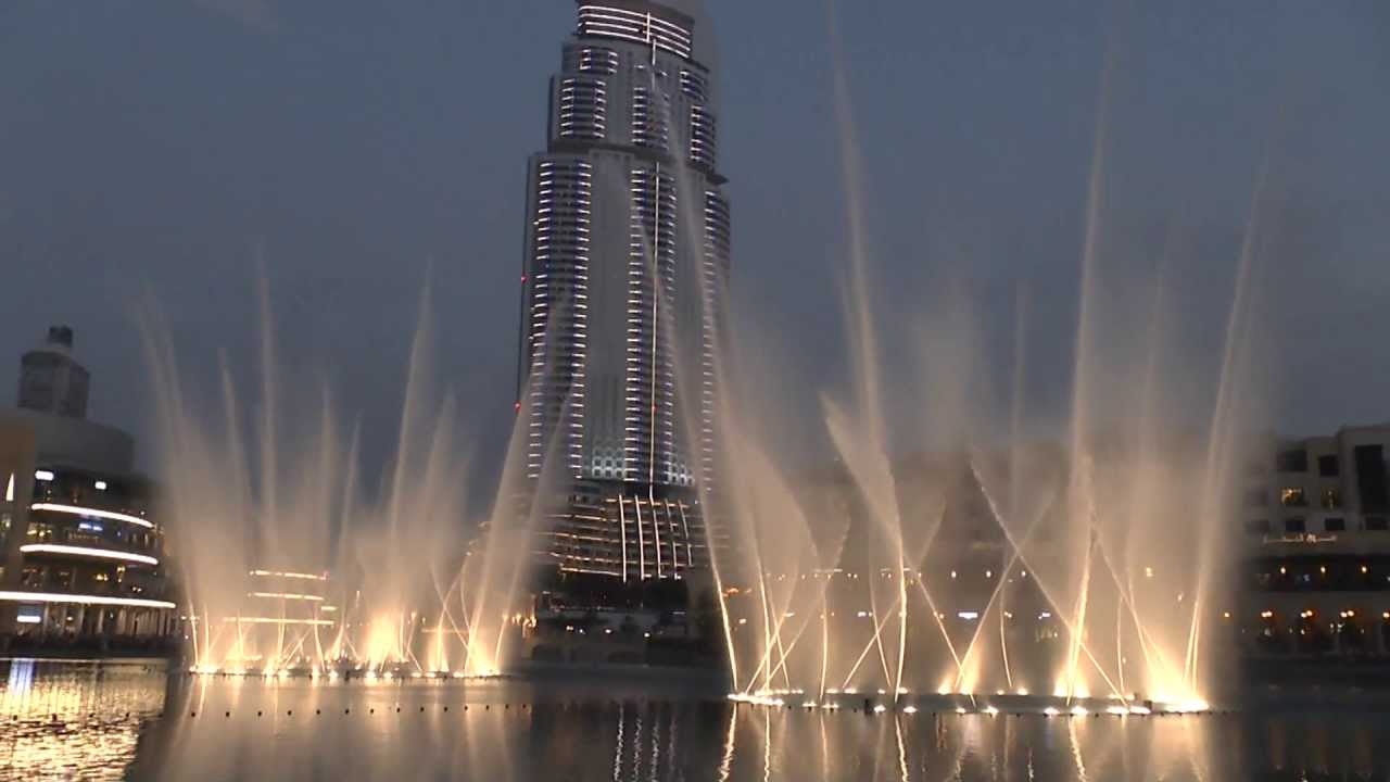 Whitney Houston I will always love you Dubai fountains YouTube