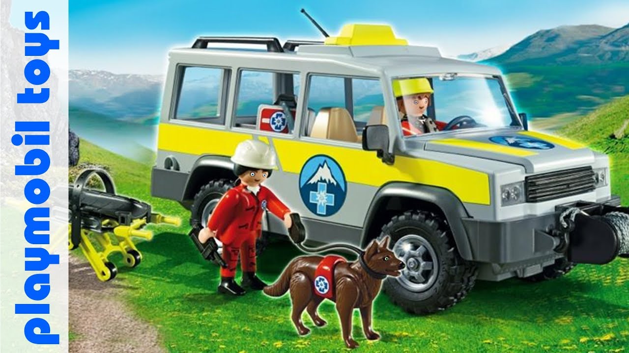 playmobil mountain rescue