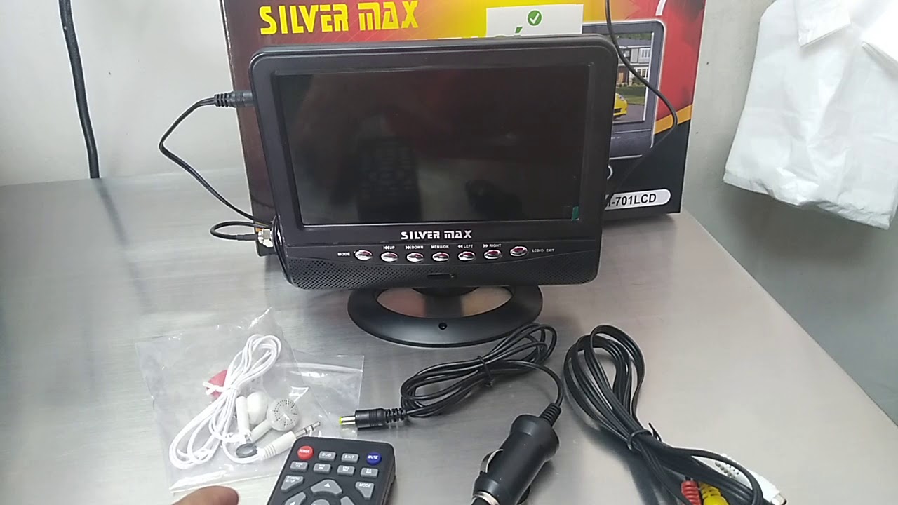 tv portatil silver max de 10.1 pulgadas con tdt - MerkadoTecno Todo en  Tecnología