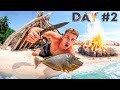 Solo survival on a deadly uninhabited island catch n cook