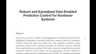 Robust and Kernelized Data Enabled Predictive Control for Nonlinear Systems