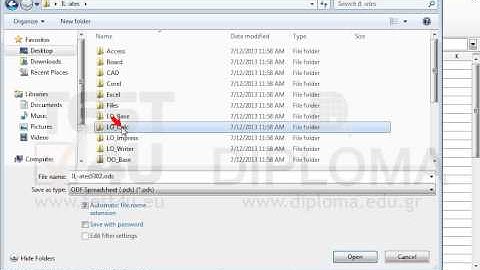 Save the active workbook as mybook.ods in the IL-ates\LO_Calc file on the desktop.