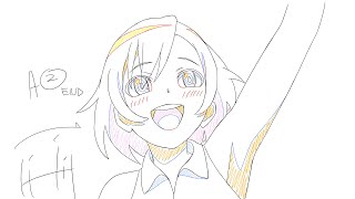 What is Genga? How to draw Genga. How to get work in Anime drawing Genga.