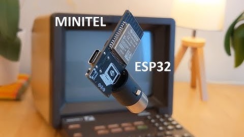 Minitel ESP32 DevBoard - Demo