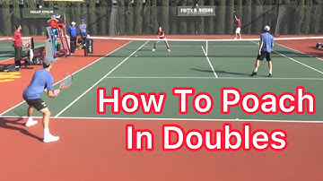 How To Poach Like A Pro (Advanced Tennis Doubles Strategy)