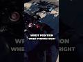 How to turn right better on a motorcycle #motovlog #ridingskills