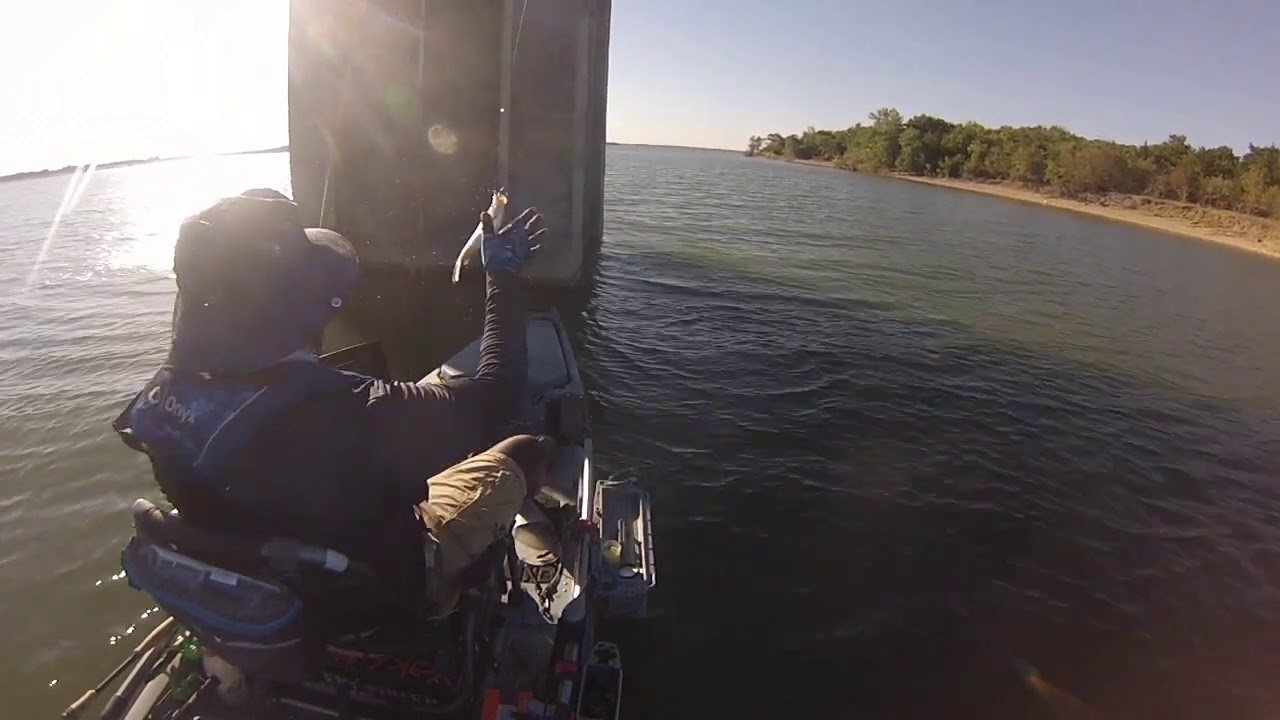 Lake Bardwell Love park crappie brush piles fishing in my Hobie PA 14