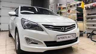38600 рублей на Автозвук в Hyundai Solaris / Хундай Солярис