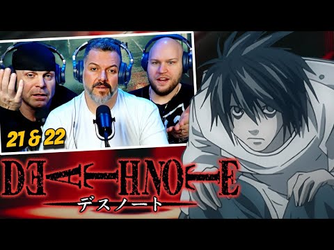 Death Note season 1 episode 1x21 & 1x22 reaction (DUB)