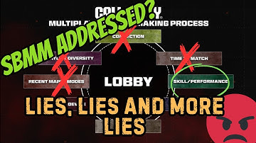CoD Devs FINALLY Admit SBMM Is In The Game (But Still Manage to Lie Anyways)