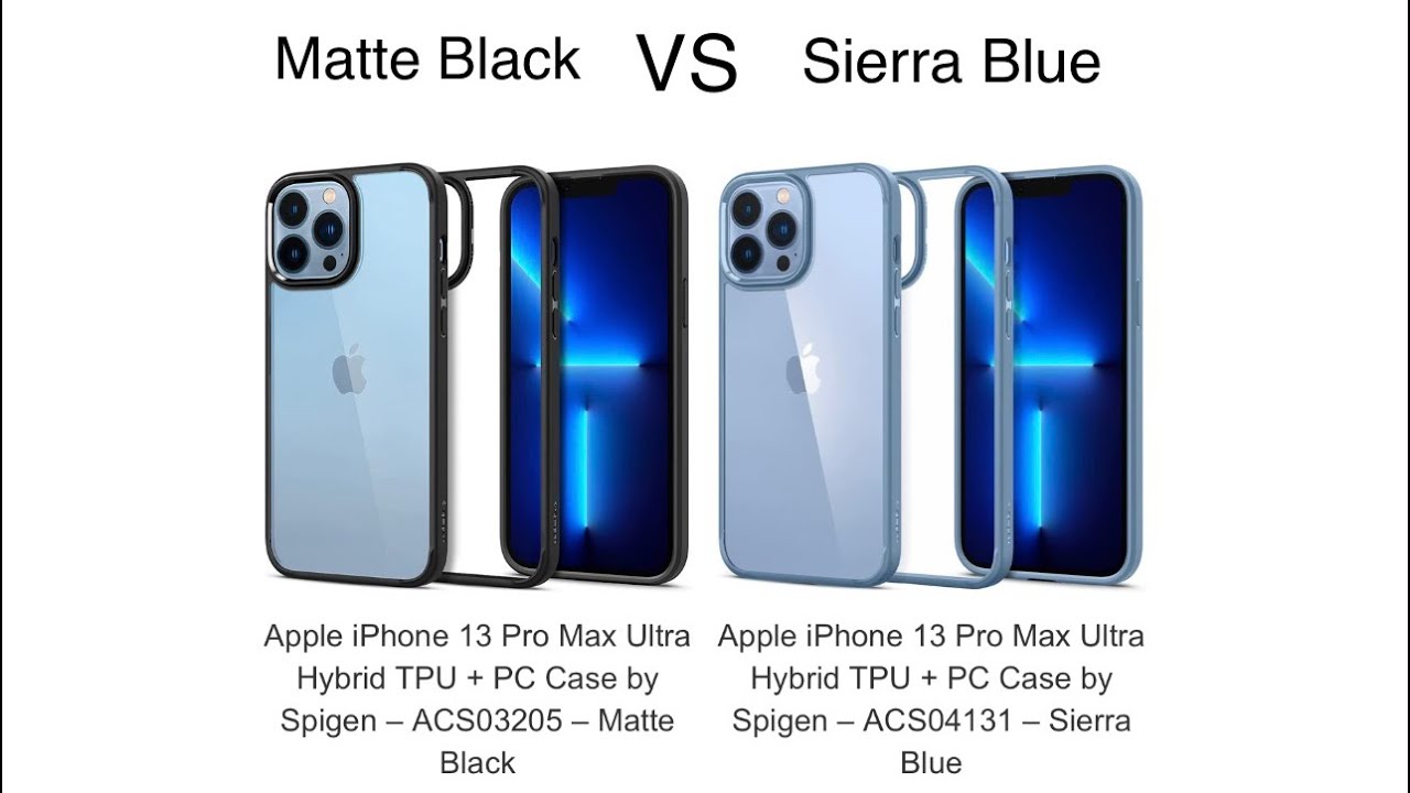 Spigen Ultra Hybrid Back Cover Case Compatible with iPhone 14 Pro (TPU +  Poly Carbonate | Sierra Blue)