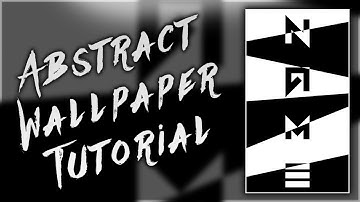 Photoshop Tutorial // Simple Abstract Phone/Desktop Wallpaper - w/ Negative Effect