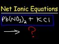 How To Write Net Ionic Equations In Chemistry - A Simple Method!