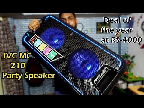 JVC MC 210 Party Speaker Review | Sound Test | Japanese Technology
