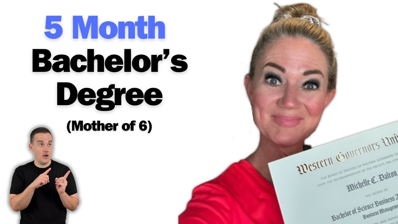 Bachelor's Degree in 5 Months as a Mother of 6!
