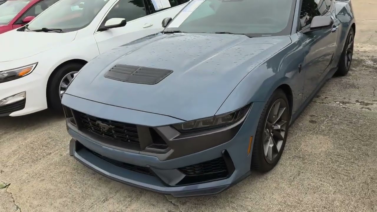 2025 Ford Mustang Dark Horse Vapor Blue - YouTube