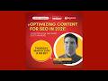 Optimizing Content For SEO In 2021 - Expert Webinar w/ Charles Taylor SEO & Digimind