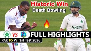 Pakistan Vs West Indies 1st Test Match 2026 Day 4 Full Highlights | Pak Vs WI
