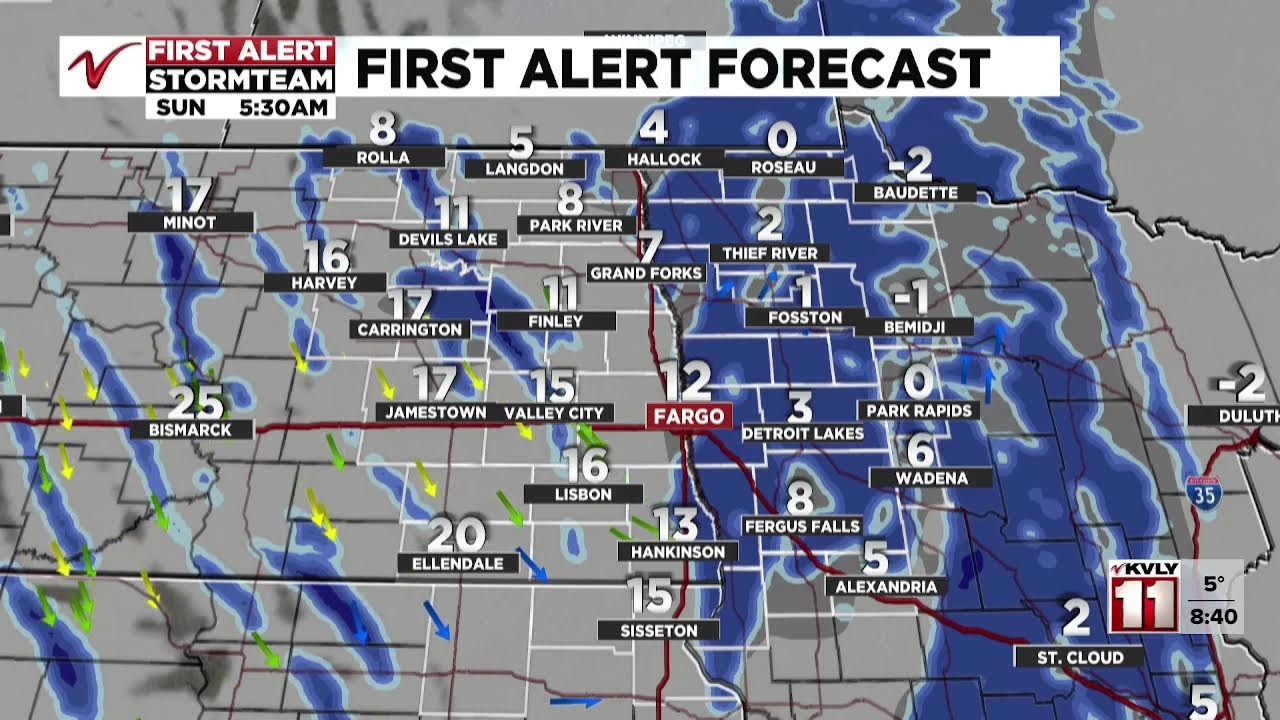 First Alert Evening Weather Update...