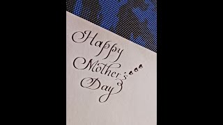 how to write happy mother's 👩🏻‍🦳 day In calligraphy style | Happy Mother's Day 💖