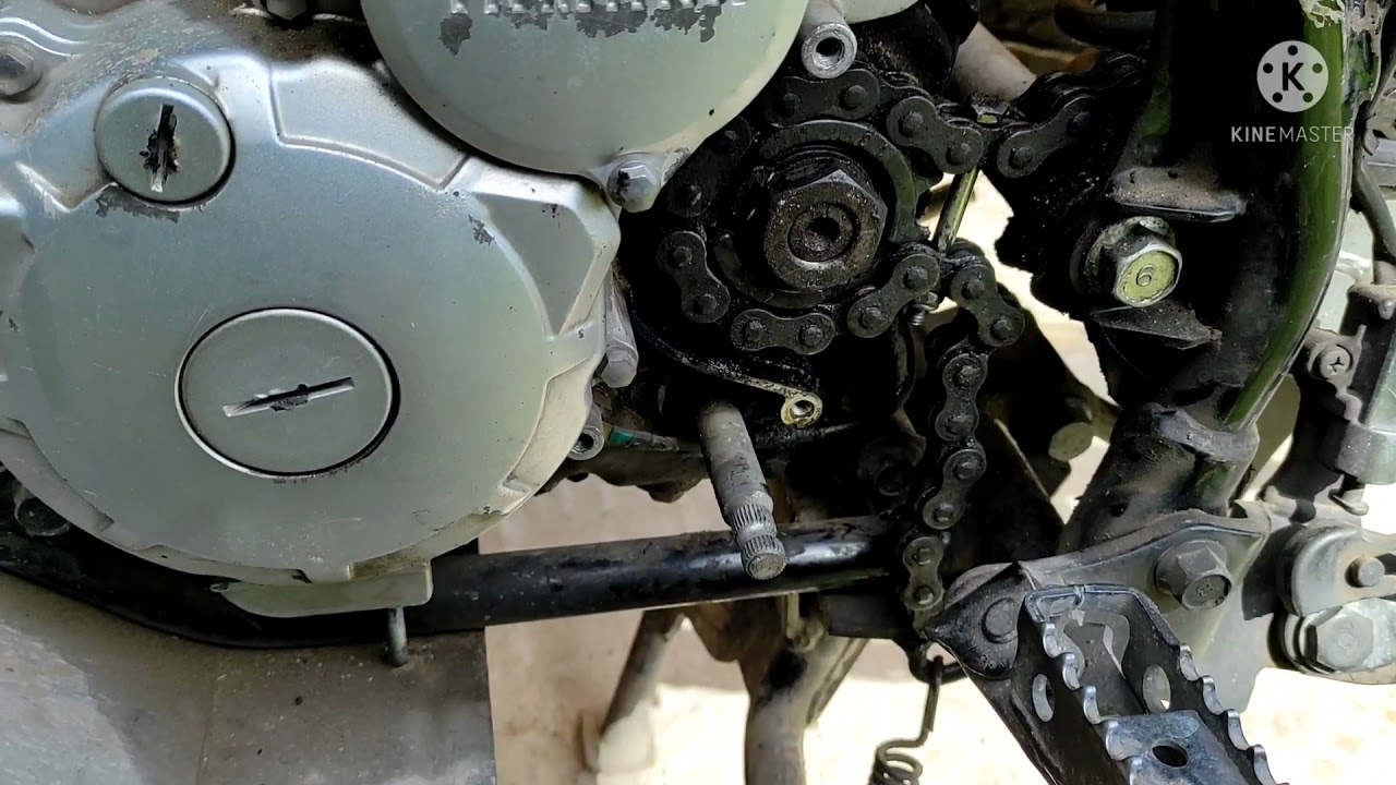 Cambio y extracción de piñón xtz 250