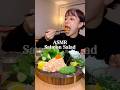 ASMR Salmon Salad/サーモンサラダ #asmr #咀嚼音 #mukbang #eating #サーモン