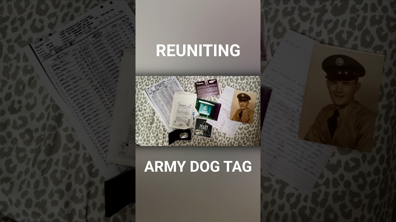 Army Dog Tag Finally Made It Home. #history #reunion #shorts