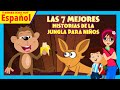 Las 7 mejores historias de la jungla para niños | historias para dormir | Vídeos para niños