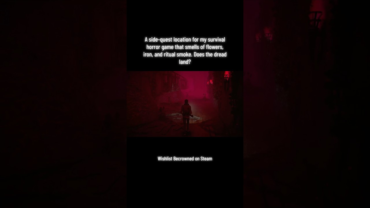 Survival horror Becrowned. Wishlist on Steam. 