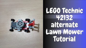 Lego technic 42132 alternative build lawn mower tutorial.