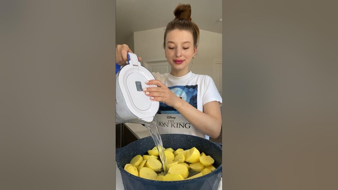 Що я готую в США🥔 #пюрешка #рецепткартошки #пюре #едаялюблютебя - YouTube