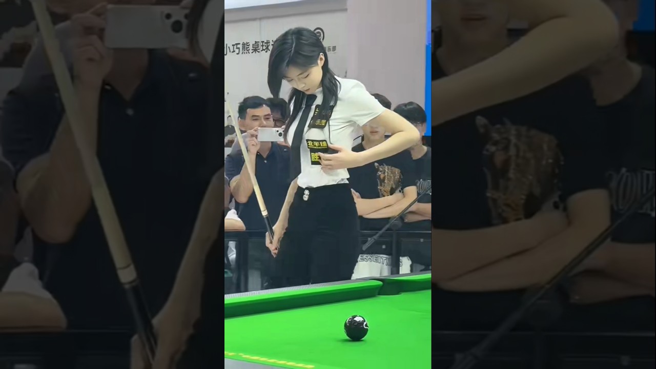 Image of video the Beautiful Stylish Playing Snooker Like a Pro | Most Pretty Snooker Player Viral Internet #prettygirl 5