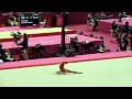 Anastasiya Grishina FX - 2012 Olympics qual