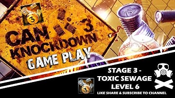 Can knockdown 3 Gameplay Walkthrough | Toxic Sewage Level 6 | (Android/iOS) No Commentary #shorts
