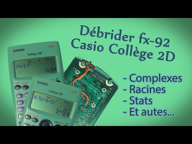 Casio Calculator External Memory (Casio FX92+) : 3 Steps - Instructables