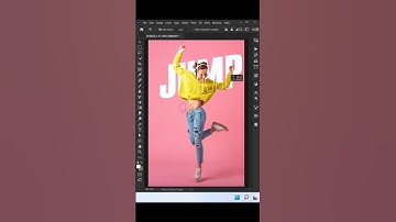 Text Behind in Photoshop #shorts #photoshop