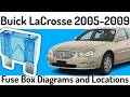 (2005-2009) Buick LaCrosse Fuse Box Diagrams and Fuse Panel Locations✅