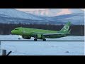 Посадка S7 A320neo Новосибирск - Магадан 12.02.19