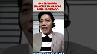 Francis Leo Marcos Para Senador