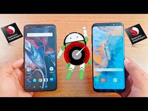 OnePlus 6 Vs Samsung Galaxy S8 Plus Speed Test !!!