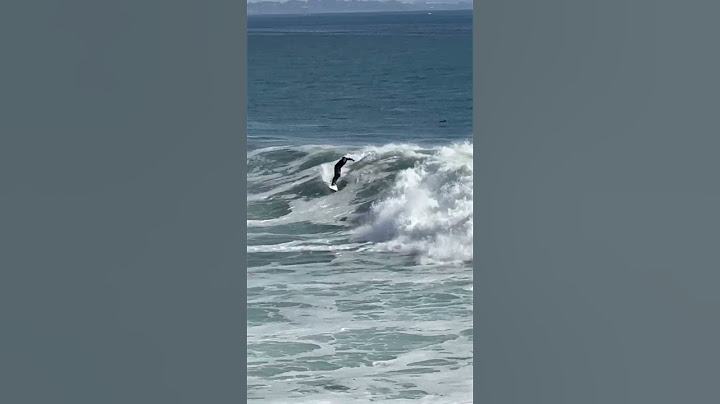 Surfer rides monster wave #santacruz
