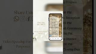Luxury Muslim Wedding Video Invitation (Buy Link In Description)